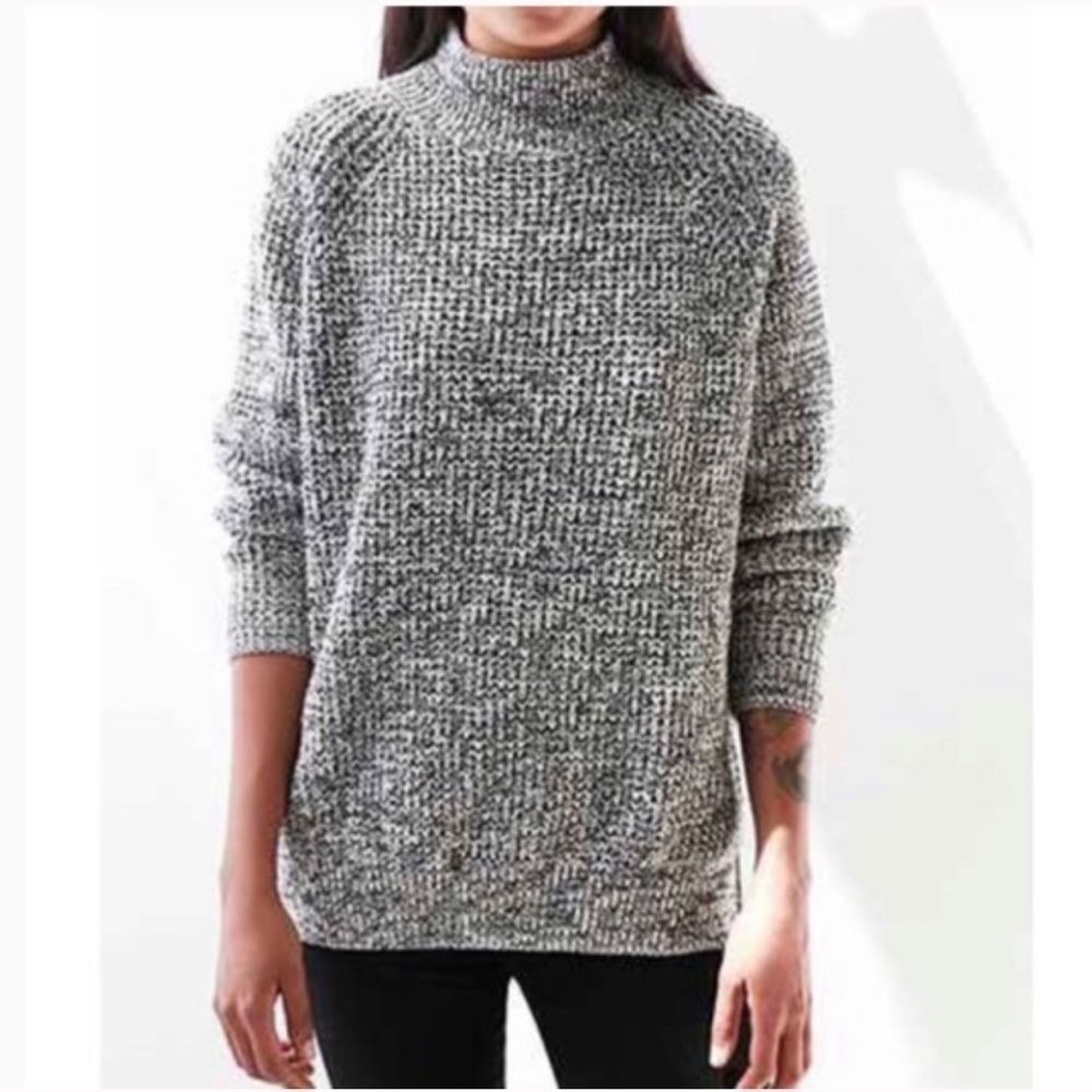 BDG Sweater Womens Size XS Mock‎ Neck knit pullover cotton Blend